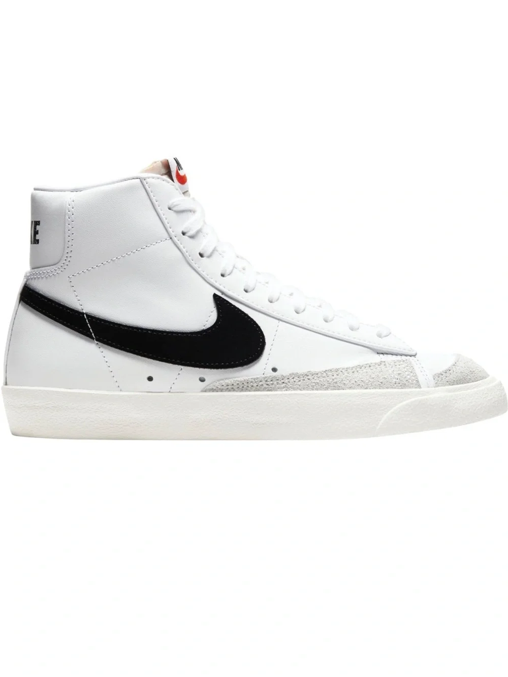 Nike Blazer Mid '77 Vintage White with Black Swoosh. Size 9.5. EUC - Picture 2 of 13